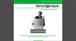 Desktop Screenshot of heinrich-und-schleyer.eu